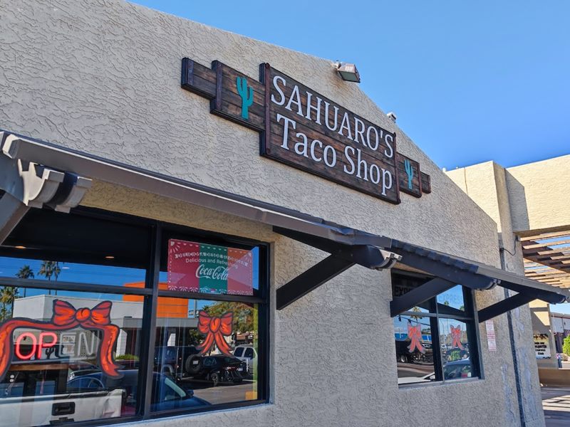 Sahuaro's Taco Shop exterior
